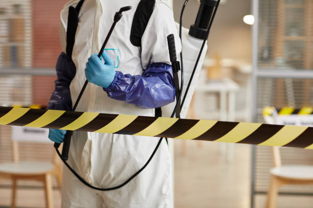 Professional Infectious Disease Decontamination technician working in Brookhaven, PA